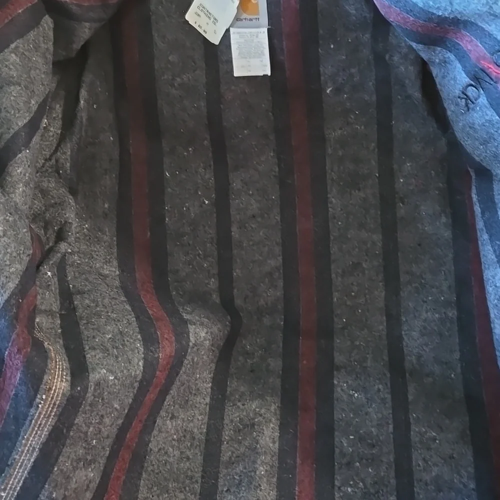 Vintage Never Worn 2002 With Tags Carhartt Blanket Lined Jacket Mens 44 Tall